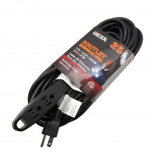 CA1032-25:  25FT, 3 Outlet Outdoor Extension Cords cETL Listed 