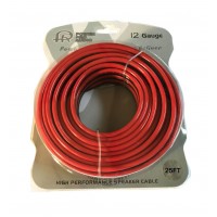 CBLE4112-25: 12GA 25FT Speaker Wire Black & Red