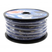POWAL-00GA: 0GA 50FT Flexible Power Wire, Black,Blue&Red 