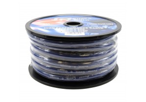 POWAL-00GA: 0GA 50FT Flexible Power Wire, Black,Blue&Red 