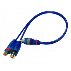 PPAY2BL: RCA Y Cable, One male to Two female