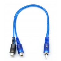 PPAY2BL: RCA Y Cable, One male to Two female