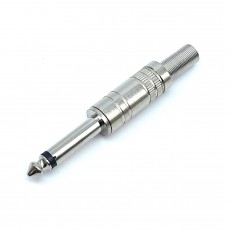 AC1011: 6.35mm MONO METAL PLUG WITH SPRING, CONNECTOR​