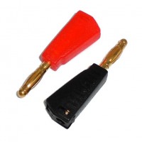BG1011: GOLD BANANA CONNECTOR FOR 16GA to 10GA WIRE, 2-Pack
