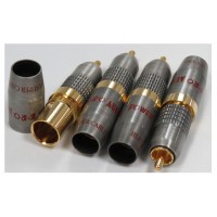 PAG1011: 10mm Locking Digital RCA CONNECTOR, 4-Pack