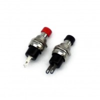 SW1018: PUSH ON TYPE SWITCH, Black or Red