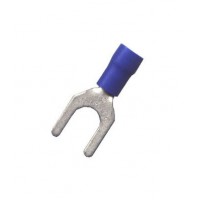 VY2-6: Terminal Insulated Fork Type Stud Size 1/4"(100/bag)