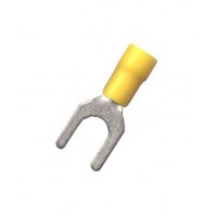 VY5-5: Terminal Insulated Fork Type Stud Size 10 (100/bag)
