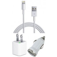 PH-3106I5W: 3 in 1 iPhone 5/5S/6/6 Plus Charger Kit