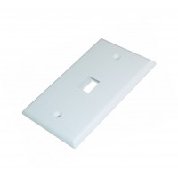 CAT503-1: 1 hole wall plate for CAT5/6