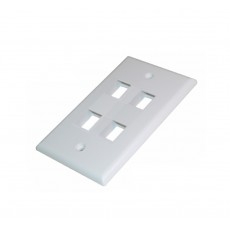 CAT503-4: 4 holes wall plate for CAT5/6