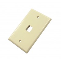 CAT503IV-1: 1 hole wall plate for CAT5/6