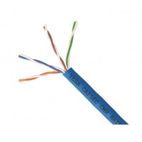 CAT5EC-1000: CMR SOLID 24AWG x 4C UTP CABLE 1000FT,3 colours