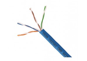 CAT5EC-1000: CMR SOLID 24AWG x 4C UTP CABLE 1000FT,3 colours