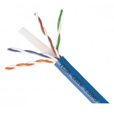 CAT6A-1000: SOLID 23AWG x 4C UTP CABLE 1000FT, 4 colours