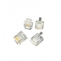 PH114-6R: 6 Pins Modular plug 6P6C, 100-Pack
