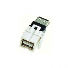 CAT-400: USB Coupler Keystone Jack | Female to Female