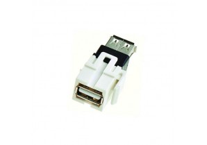 CAT-400: USB Coupler Keystone Jack | Female to Female