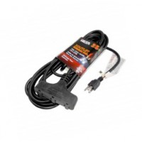 CA1033-25: 25FT, 3 Outlet Outdoor Extension Cords | Black