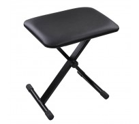 PS-040: Piano Keyboard Bench Leather Seat | Black