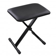 PS-040: Piano Keyboard Bench Leather Seat | Black