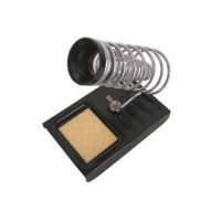 ET1026: Metal soldering iron stand w/sponge