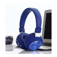 BHS-001BL: Blue Wireless Bluetooth Headphones