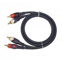 CA1064: 3FT TO 50FT, GOLD RCA AUDIO CABLE, 2 RCA TO 2 RCA