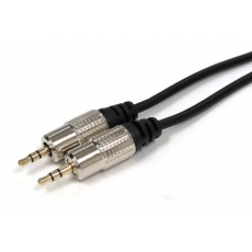 CA1081M: 3FT TO 12FT, 3.5mm to 3.5mm Stereo Cable Gold Plated