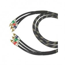 PRO2007-1.8M: DVD COMPONENT VIDEO CABLE 3 RCA MALE TO 3 RCA MALE